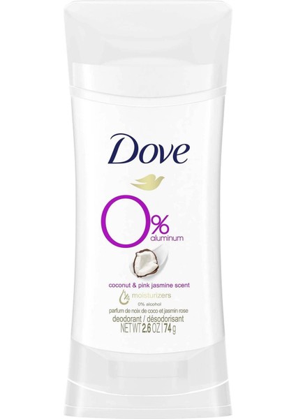 0% Aluminum Coconut & Pink Jasmine Deodorant 74GR