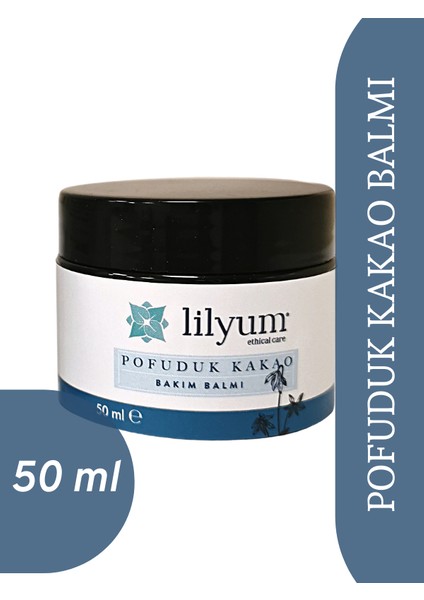 Lilyum Etik Bakım Pofuduk Kakao Balmı -50ML