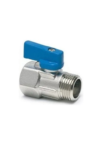 Mini Küresel Vana 3/8 Krome