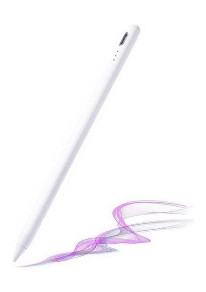 Apple Pencil 2. Nesil Ipad Pro 12.9 4. Nesil Uyumlu Kapasitif Stylus Kalem, Aktif Versiyon Iphone, Ipad Dokunmatik Kalem