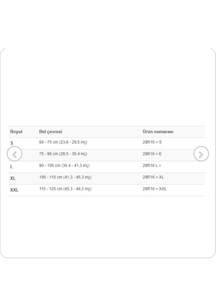 Hiperekstansiyon Ortezi 28R16