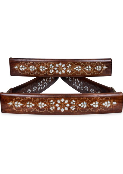 Beyaz Sedef Kakma Telkari Işlemeli Ahşap Oval Okey Takımı Elite Oyun Seti modelleri