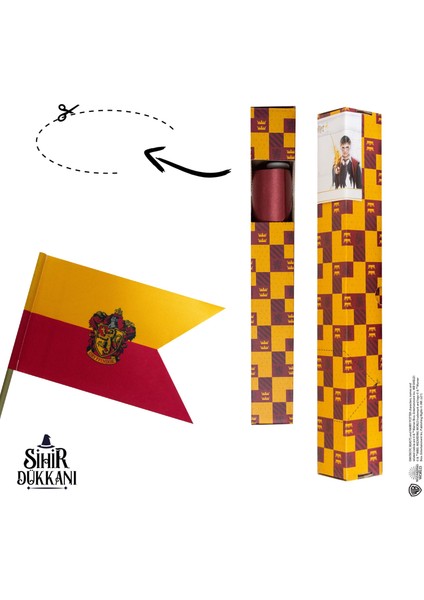 Sihir Dükkanı Gryffindor El Flaması Özel Kesim