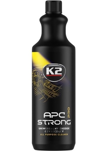 K2 Pro Apc Strong  Pro 1l Güçlü  Konsantre Genel Amaçlı Temizleyici