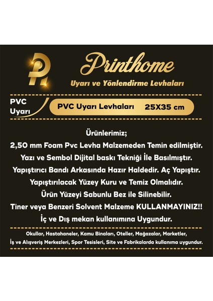 Dikkat Bu Alan 24 Saat Kamera Ile Izlenmektedir Uyarı Levhası 25X35CM Dekota fiyatları