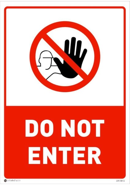 Do Not Enter