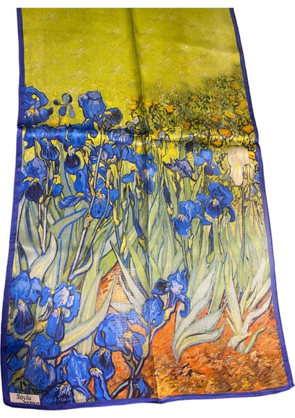 Turkish Silk Store Van Gogh Irisler Ipek Fular