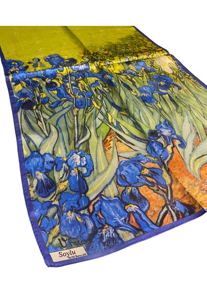 Turkish Silk Store Van Gogh Irisler Ipek Fular