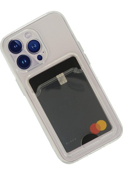 iPhone 13 Pro Kılıf Kart Şeffaf Silikon - Şeffaf modelleri