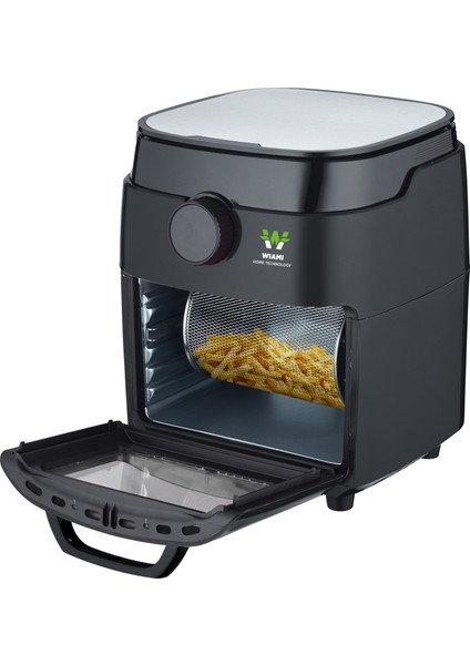 12L Hava Fritözü Siyah