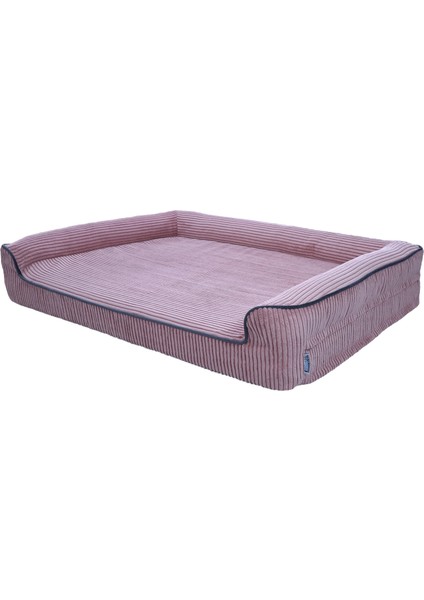 Premium Sofa Blok Sungerli Alezli Fermuarlı Yıkanabilir Köpek Yatağı-Pembe modelleri