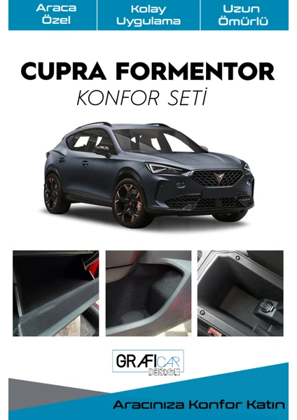 Cupra Formentor Konfor Seti- Iç Trim Kumaş Kadife Kaplama-Ses Izolasyon Amaçlı Ürün