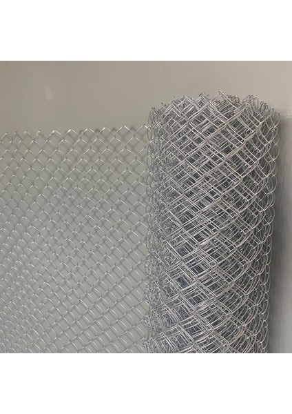 Cihan Çit Galvanizli Örgü Tel Bahçe Çiti - 2,00 mm Kalınlık 65x65 Göz Aralığı H:120 cm L:10 Metre