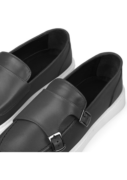 Strap Deri Erkek Günlük Ayakkabı, Loafer Ayakkabı, Günlük Ayakkabı, Hafif Ayakkabı