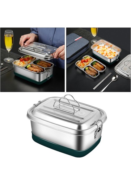 Paslanmaz Bento Konteyner Depolama 1200 ml. (Yurt Dışından)