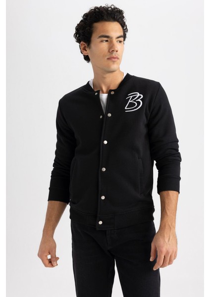 Regular Fit Kolej Yaka Bomber Hırka Z9633AZ22AU