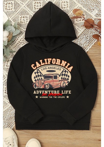 Çocuk California Baskılı Sweatshirt