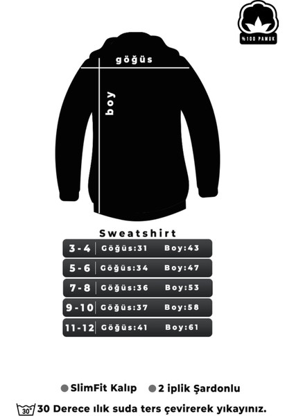 Çocuk California Baskılı Sweatshirt