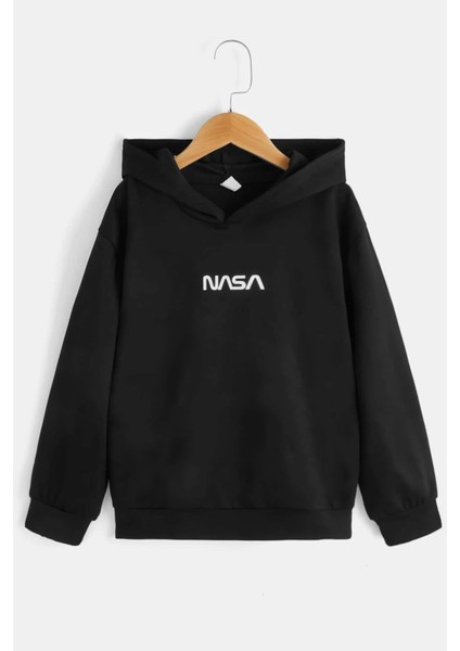 Çocuk Nasa Baskılı Sweatshirt