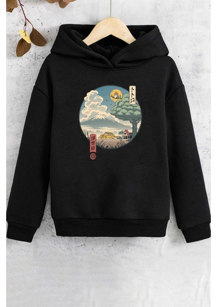 Çocuk Neighbor's Ukiyo E Baskılı Sweatshirt