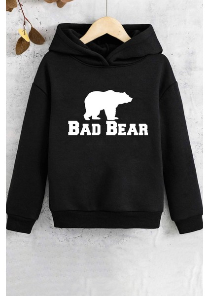 Çocuk Bear Baskılı Sweatshirt