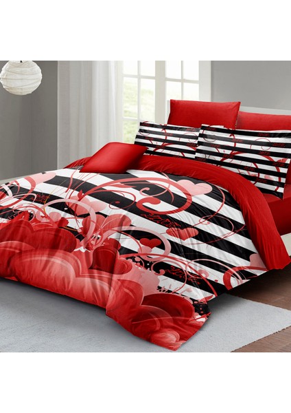 Sevgililer Günü Çift Kişilik Nevresim TAKIMI%100 Pamuk Saten Fantastic Love fiyatları