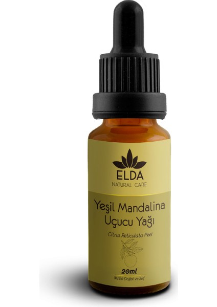 Elda Natural Care Yeşil Mandalina Uçucu Yağı 20 ml