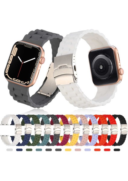 Apple Watch 7 41MM Krd-72 Silikon Kordon