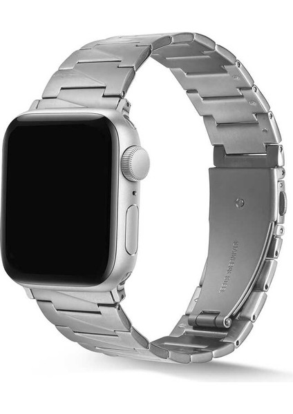Apple Watch Ultra 49MM Kordon Krd-48 Metal Strap Kayış