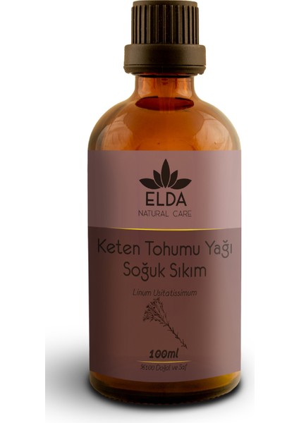 Keten Tohumu Yağı Soğuk Sıkım 100 ml