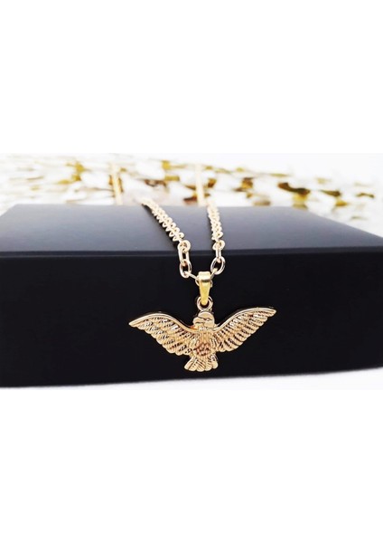 Gold Renk Erkek Albatros Kuşu Kolye