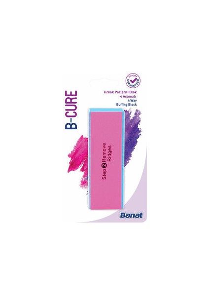 B-Cure Tırnak Parlatıcı Blok 4 Fonksiyonlu