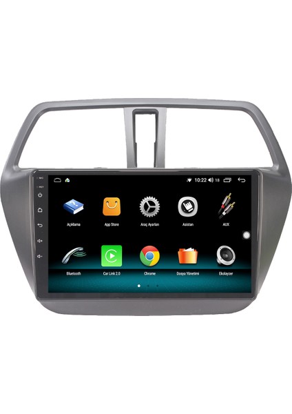 Suzuki S Cross Android 10 Carplay Özellikli Navigasyon Multimedya Ekran 2gb Ram + 32GB HDD