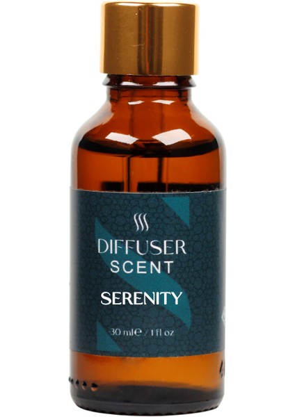 Serenity Koku Difüzörü Esansı, Difüzör Parfümü, Ev Kokulandırma 30 ml