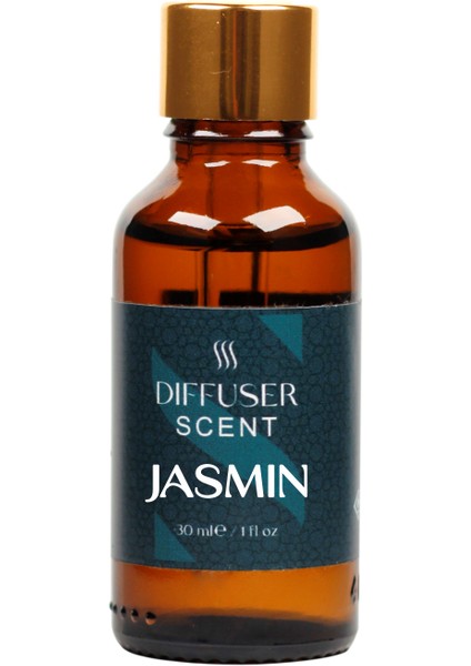 Jasmin Koku Difüzörü Esansı, Difüzör Parfümü, Ev Kokulandırma 30 ml