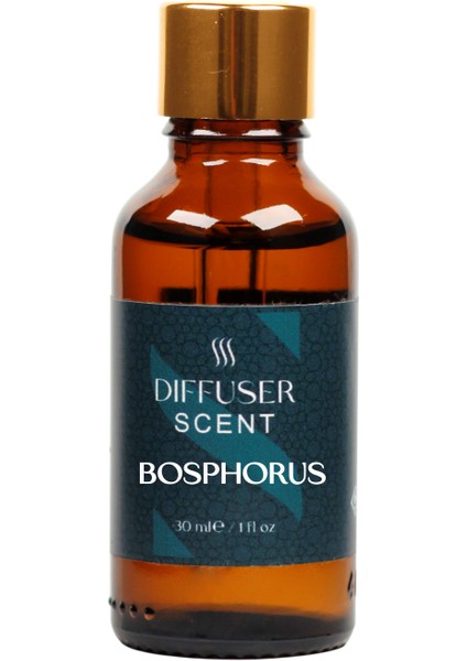 Bosphorus Koku Difüzörü Esansı, Difüzör Parfümü, Ev Kokulandırma 30 ml