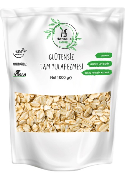Natürel Glütensiz Yulaf Ezmesi 1 kg