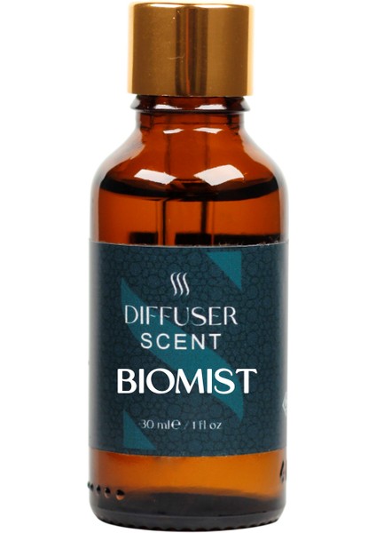 Biomist Koku Difüzörü Esansı, Difüzör Parfümü, Ev Kokulandırma 30 ml