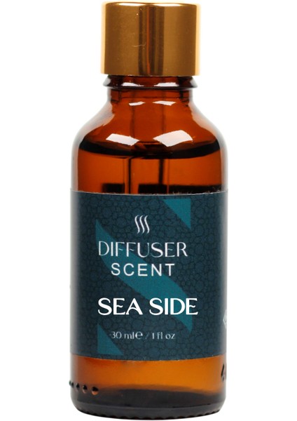 Seaside Koku Difüzörü Esansı, Difüzör Parfümü, Ev Kokulandırma 30 ml