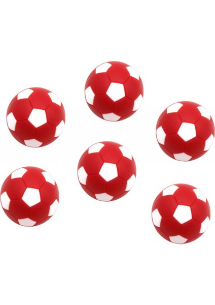 Strade Store 6pcs 32MM Masa Futbol Futbol Football Balls Fussball Değiştirme Kırmızı.25 Inç (Yurt Dışından)