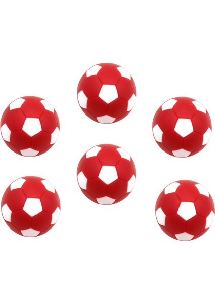 Strade Store 6pcs 32MM Masa Futbol Futbol Football Balls Fussball Değiştirme Kırmızı.25 Inç (Yurt Dışından)