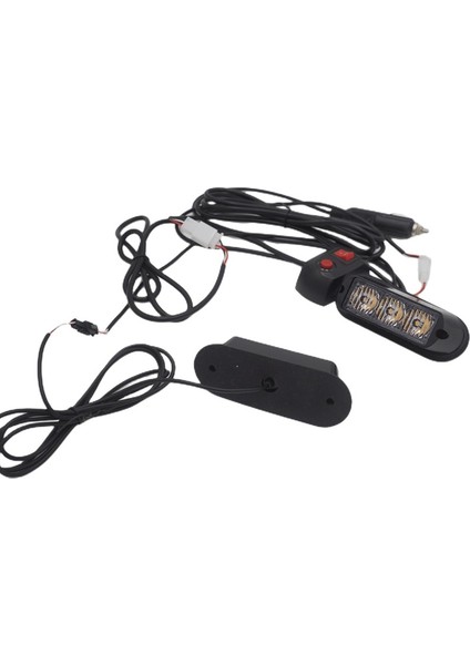 Çakar Lamba 3x2 LED 12W 12-24V Amber-Amber / LAPA197 fiyatları