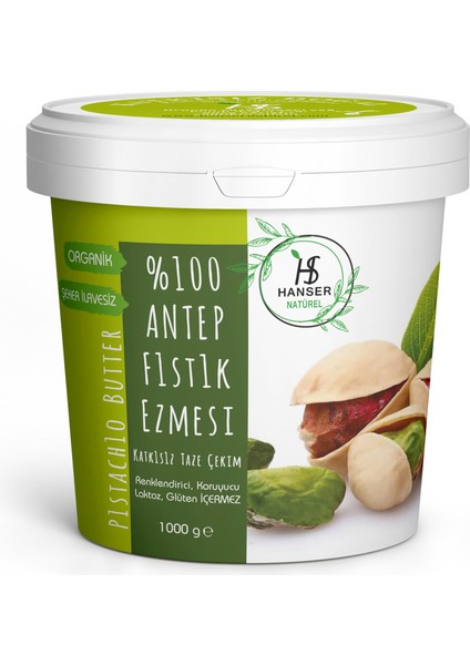 Natürel %100 Antep Fıstığı Ezmesi 1 kg