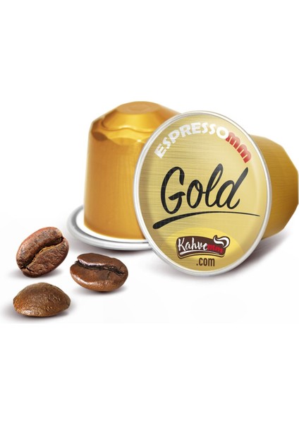 Premium Gold Alüminyum Kapsül Kahve Nespresso® Uyumlu 100 Adet modelleri