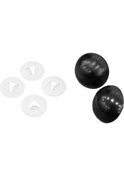 Amigurumi Siyah Vidalı Göz - 16 mm - 25 Çift