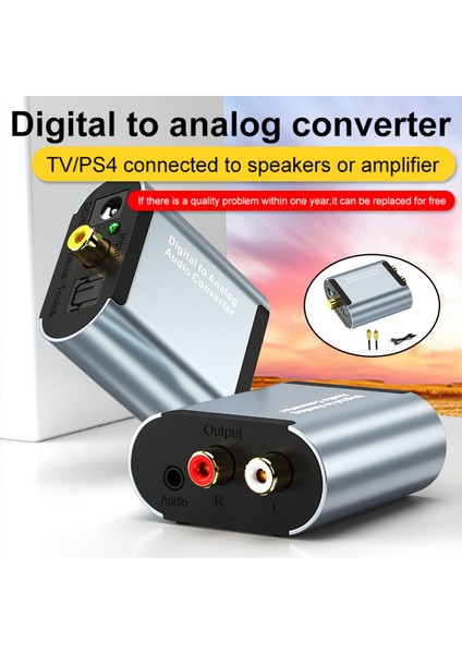 Koaksiyel Kablo ile Analog Stereo Dönüştürücü Adaptör Profesyoneline