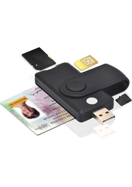 Windows/linux/tf Pc Seyahati Için USB 2.0 Kart Okuyucu