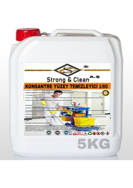 Yüzey Temizleyici Konsantre 5kg