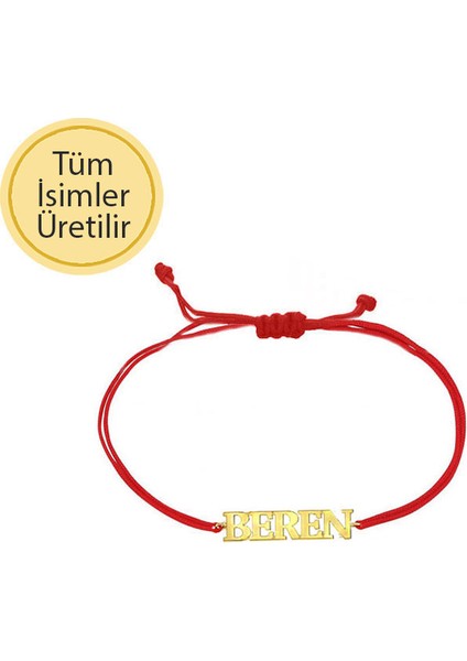 14 Ayar Altın Isimli Ipli Bileklik