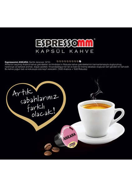 Classic Ankara Kapsül Kahve Nespresso® Uyumlu 10 Adet